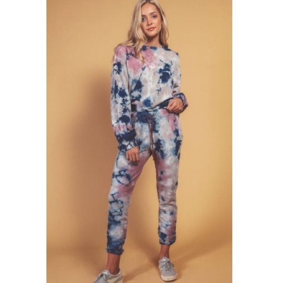 [Daydreamer]Rouge Storm Tie Dye Jogger Sweatpant - Picture 6 of 7